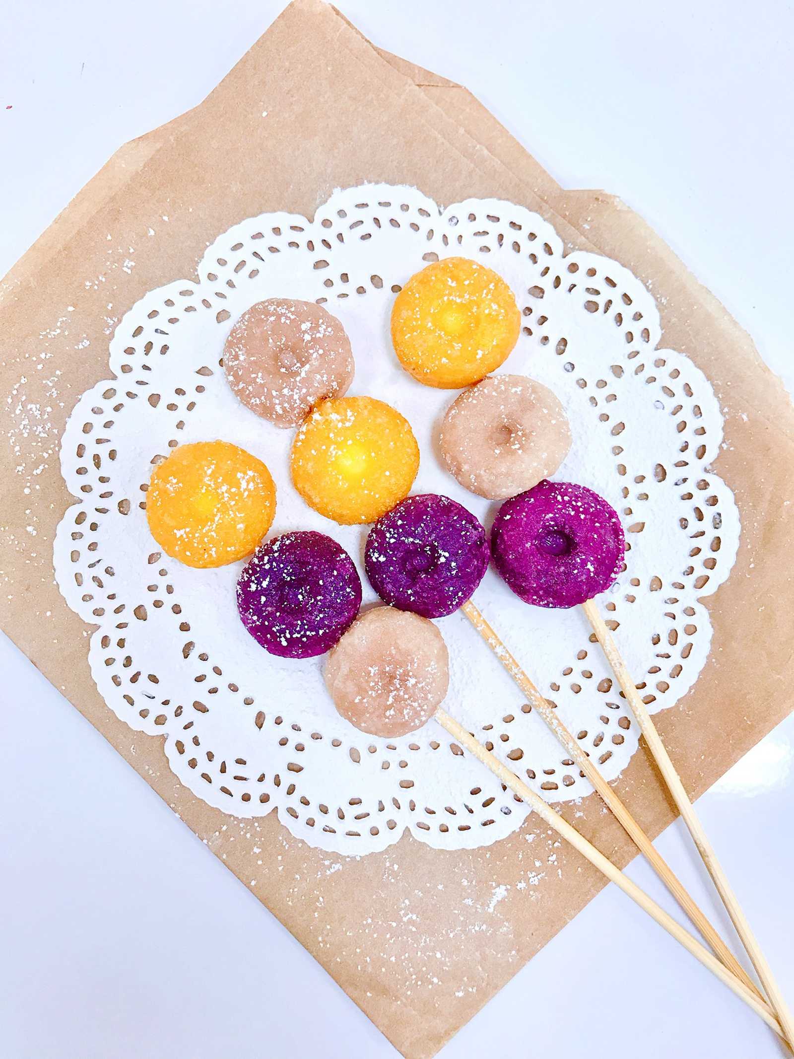Deep Fried Hakka Abacus Seeds w/ Icing Sugar