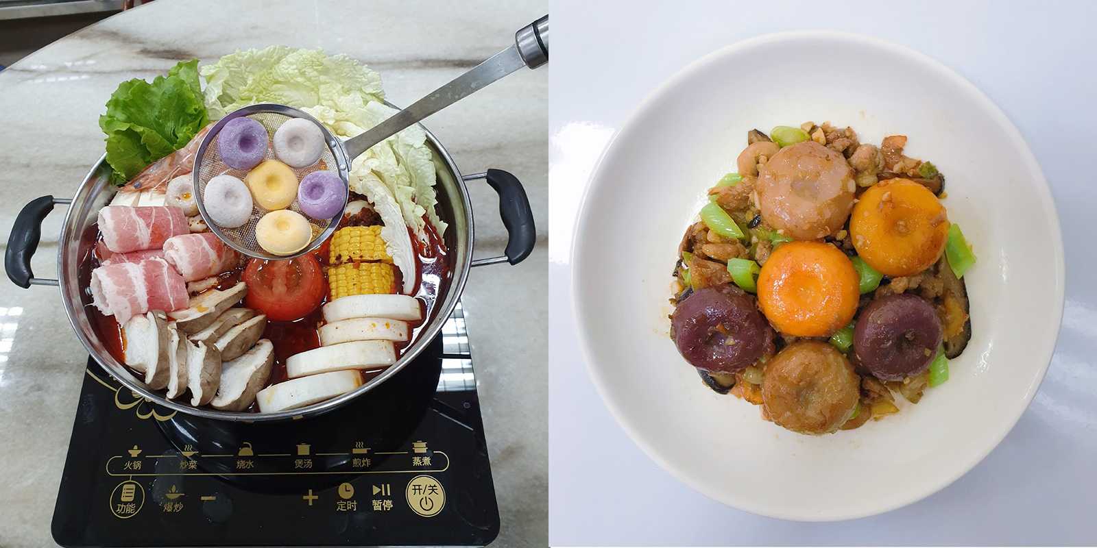 Hakka Abacus Seed In Hot Pot / XO Stir Fry Hakka Abacus Seeds