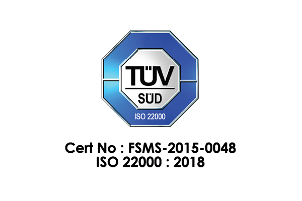 ISO 22000 2018 Certified