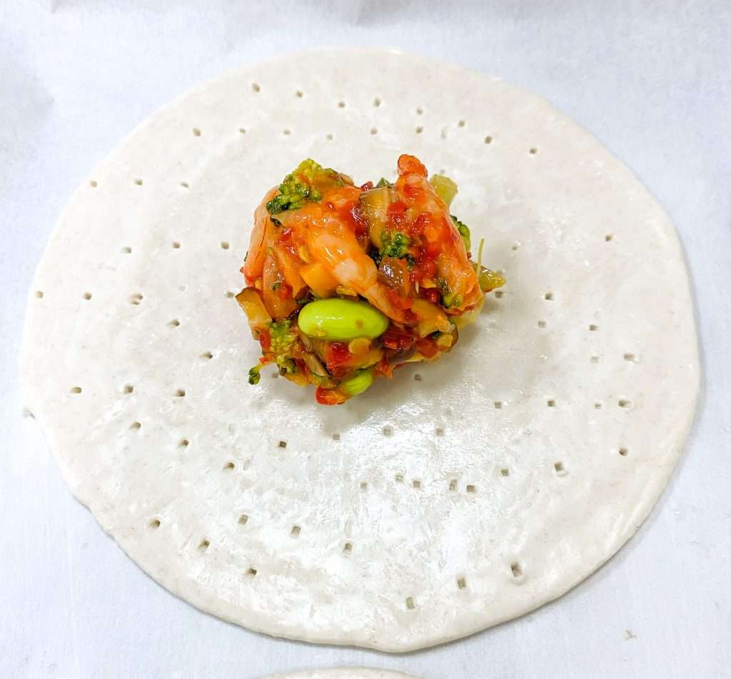 Spicy Seafood Veggie Puff