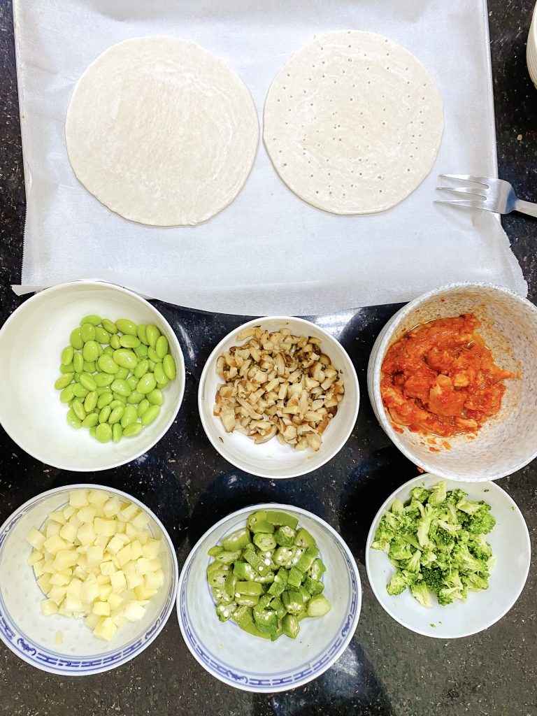 Spicy Seafood Veggie Puff Ingredients